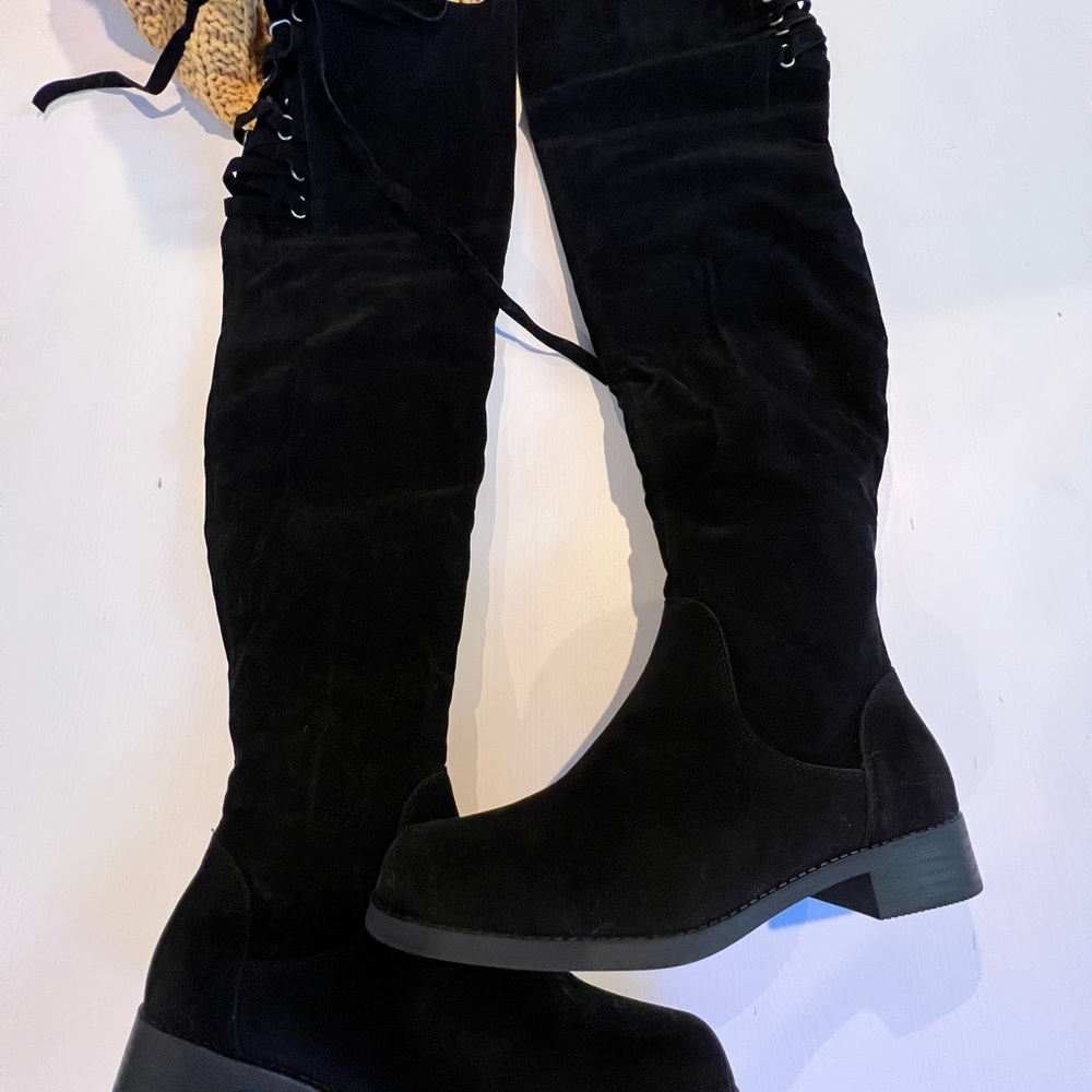 JustFab over the knee boots. NEVER BEEN WORN!